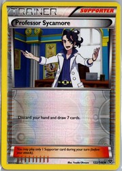 Professor Sycamore 122/146 XY Base Set Reverse Holo