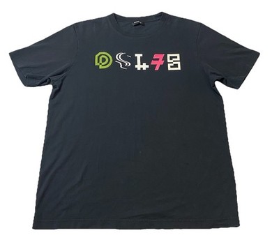 Diesel Graphic Logo Tshirt Size XS Black Streetwear ''DSL78'' print