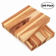 Granadillo / Macawood Wood Pen Blank, Multi-Toned, 3/4" x 3/4" x 5", Pack of 100