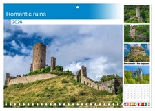 Romantic ruins (Monthly Wall Calendar 2026 11.7 x 16.5 (open)), CALVENDO 14 Mont