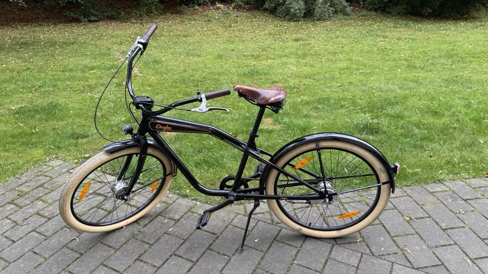 Fahrrad Beach Cruiser Hawk Classic Vintage, Bremsen, Licht, Schaltung unsichtbar