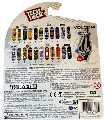 Tech Deck Pizza Skateboards Think Lightbulb Fingerboard Plan B