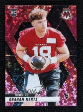 2025 Panini Mosaic Rookies No Huddle Pink Prizm 5/20 Graham Mertz #392 rw6