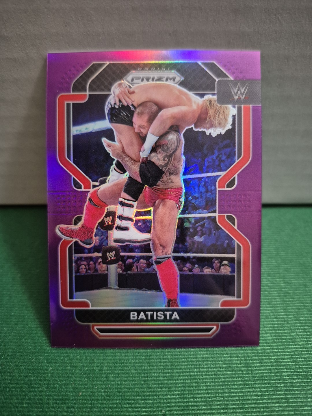2022 WWE Prizm Batista Purple Prizm /149 #196
