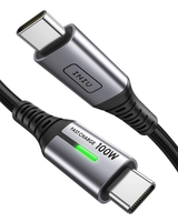 USB-C Kabel, 0.3M 100W PD Schnellladekabel USB-C Auf USB-C Ladekabel