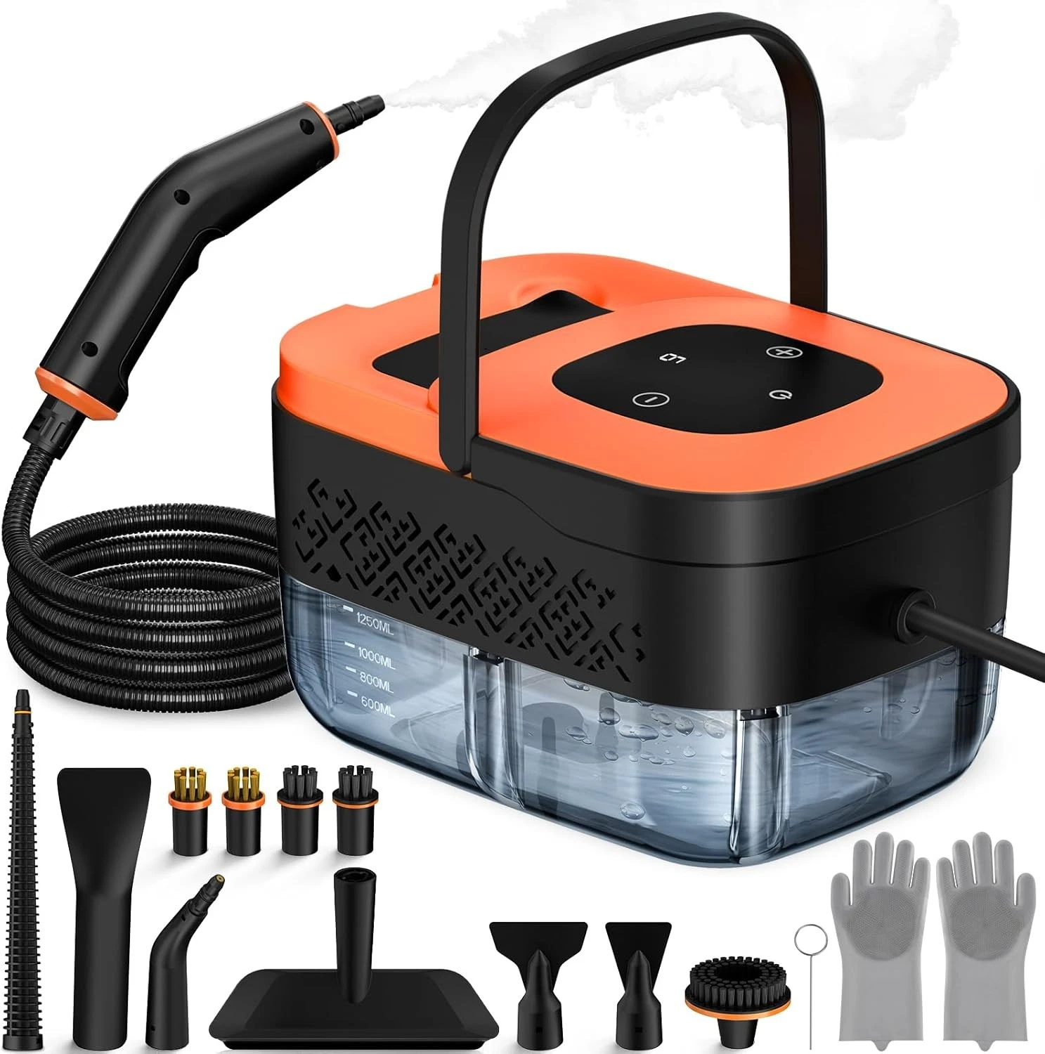 Portable Steamer 16pcs 6 Level Adjustable 15s Heat