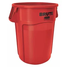 Rubbermaid Commercial Fg264360red Brute 44 Gal Round Heavy Duty Plastic Can,