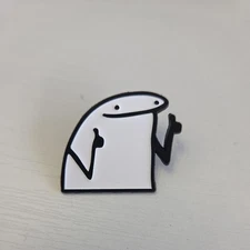 Flork Thumbs Up Meme Enamel Pin NEW