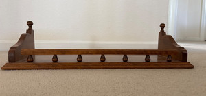 Vintage 1980'-1990's Ethan Allen Decorative Maple Wooden Wall Display Shelf