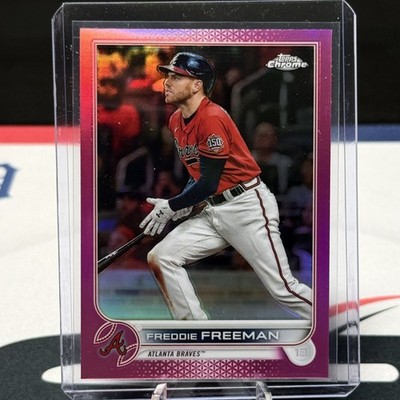 Freddie Freeman 2022 Topps Chrome Pink Refractor Atlanta Braves Dodgers