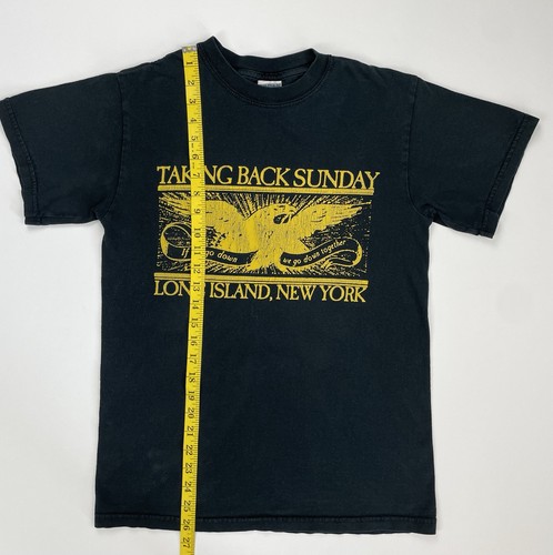 Vintage Taking Back Sunday Long Island New York Tshirt Gildan Size Small Faded - Bild 5 von 8