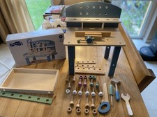 Small Foot Werkbank Nordic kompakt Holzwerkbank groß Legler 11376