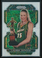 Lauren Jackson 2022 Panini Prizm WNBA White Sparkle Prizm MVP Trophy #30