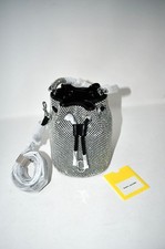 Marc Jacobs The Rhinestone MINI Bucket Bag in Silver/Black #2P4HCR017H03-991 NWT