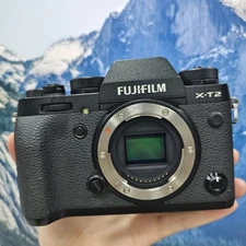 Fujifilm Fuji X-T2 XT2 Black 24.3MP Mirrorless Digital Camera W/SD Card -90% New