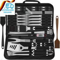 38 StüCke Bbq Grillbesteck Set Edelstahl GrillzubehöR FüR MäNner Geschenk Geburt