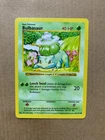 Shadowless Bulbasaur 44/102  Base Set - Common Pokemon Card - EXCELLENT