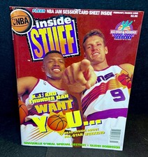 1995 Feb/March NBA INSIDE STUFF MAGAZINE - All Star Phoenix Weekend
