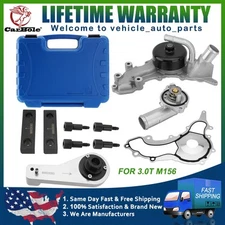 Water Pump+Thermostat+Engine Timing Tool Kit for 3.0T V6 Maserati Ghibli Levante