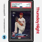 2018 TOPPS CHROME #150 SHOHEI OHTANI PITCHING RC ROOKIE PSA 10