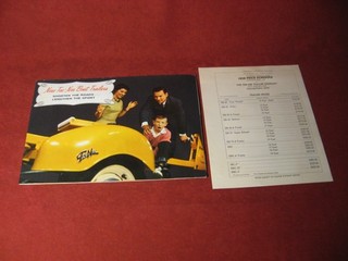 1958 Tee Nee Boat trailer Large Sales Brochure Booklet Catalog Old Original