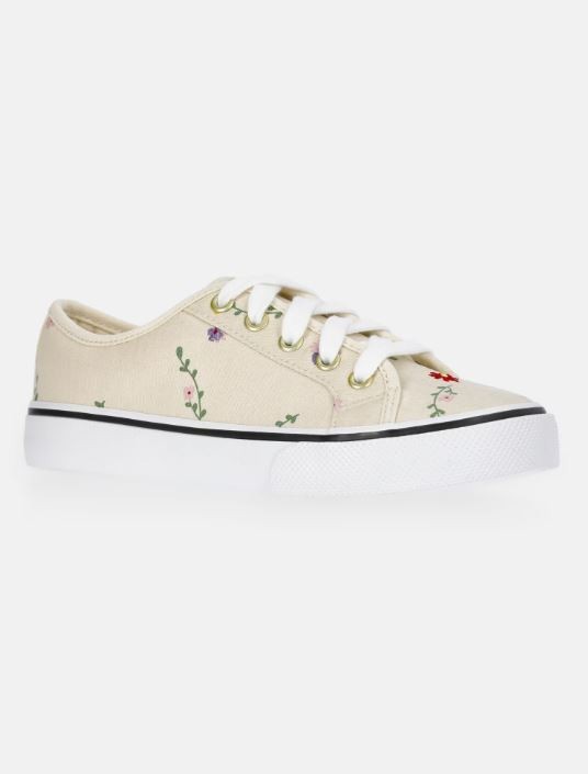 Wonder Nation Little and Big Girls Skate Sneakers Tan