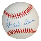 Hank Aaron Signed Official National League Baseball Milwaukee Braves PSA/DNA