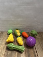 Little Tikes Shop 'N Learn Smart Checkout Veggies Corn Lime Carrots Lot Of 8