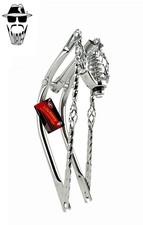 ORIGINAL LOWRIDER 20" Bent 1" Chrome DROP-DOWN Deluxe Fork w/Bird Cage Bars.