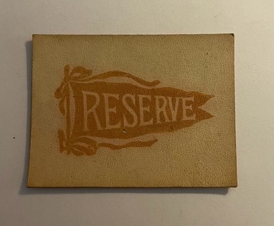 1910 Vtg RESERVE Tobacco Leather Premium