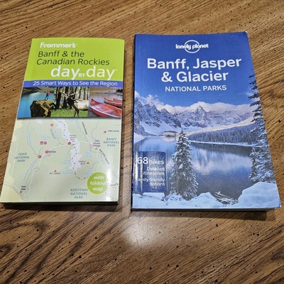 2 Banff Travel Books Lonely Planet Banff, Jasper & Frommer's Day By Day Planner