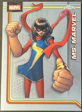 2026 Topps Chrome Marvel Comics #83 Ms. Marvel Base Card