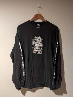 #ad #ad Vintage Y2K I#x27;m An Arrogant Bastard Ale Alcohol Beer X Large Long Sleeve T Shirt $24.99