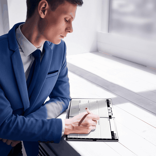 2025 2026 HARDCOVER Lederplaner wöchentlich & monatlich 6,5 * 8,5 Zoll - Bild 8 von 8