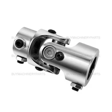 1"-48 Spline X 3/4" DD Chrome Universal Steering Shaft U Joint U-Joint Coupling