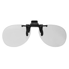 1Pcs Polarized Clip-on 3D Glasses, Circular 3D Glasses Frame for IMAX Movie