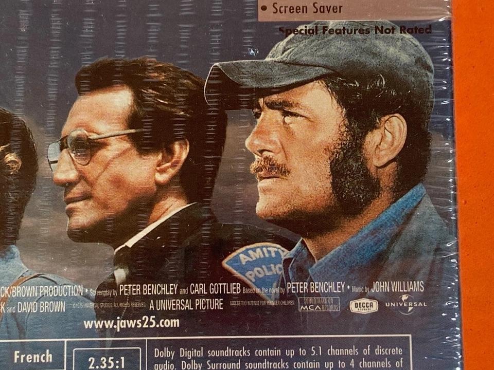 Jaws DVD 25th anniversary edition BRAND NEW and SEALED region 1 Steven Spielberg - Image 4 of 4
