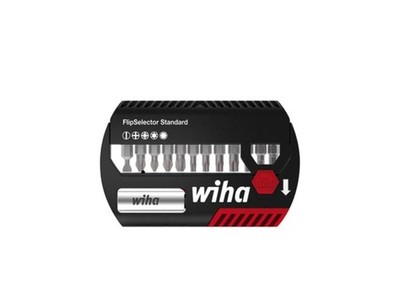 WIHA  Bit Set FlipSelector Standard 25 mm gemischt 13-tlg. 1/4'' (39078)