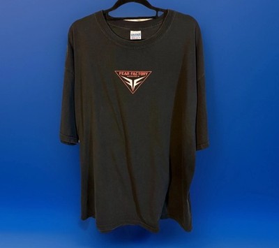 Vintage 2004 Fear Factory Archetype Tour Band T Shirt Metal  Double Sided XL
