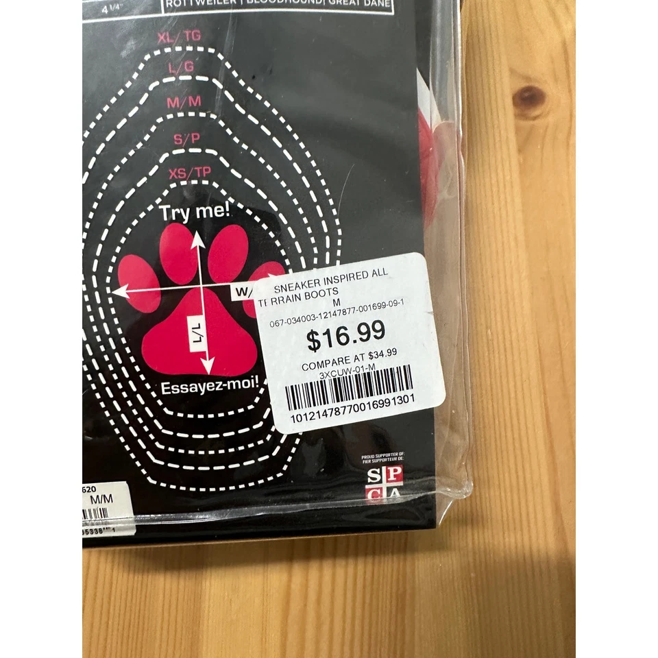 Новый с Ярлыками * Silver Paw собак местности ботинки средний  - Изображение 3 из 3