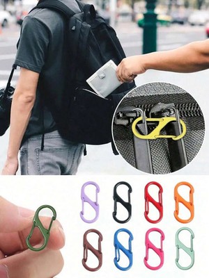 5 Stück Anti-Diebstahl Rucksack Reißverschluss Clips-Legierung Haken Reise Schnallen für sichere