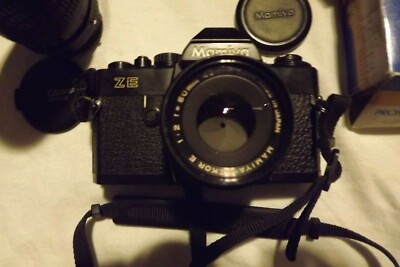 VINTAGE Mamiya ZE 35mm Film Camera - Black w/ Mamiya-Sekor Lens
