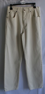 BANDETTA BEIGE 100% COTTON PANTS SIZ 32/30 #8709