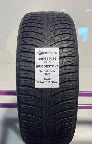 PNEUMATICO USATO BRIDGESTONE BLIZZAK LM 001 205/55 R16 91H INVERNALI