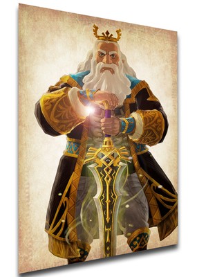 Wanted - Hyrule Warriors Age of Calamity - King Rhoam - LL1530 Poster