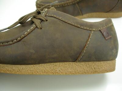 Men's 8 M Clarks Shacre II Run Shoes Beeswax Brown Leather