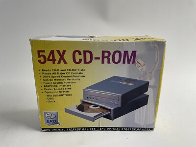 EPO 54X CD Rom Drive Supports Multi Read Function Version 1.32 2002 NEW