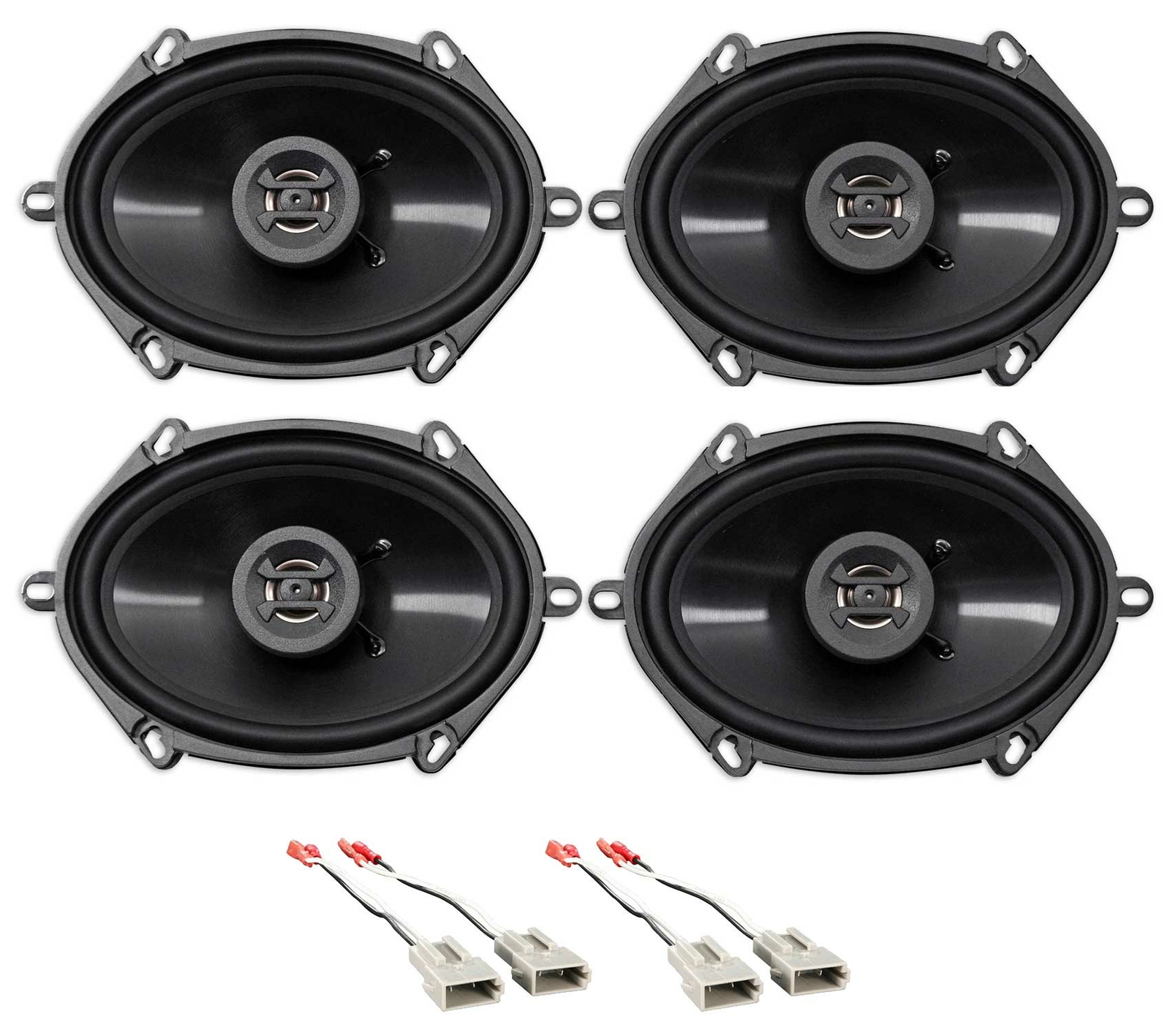 Заводской комплект для замены динамиков Hifonics спереди и сзади на Mazda 626 1993-2002 годов выпуска 15290₽