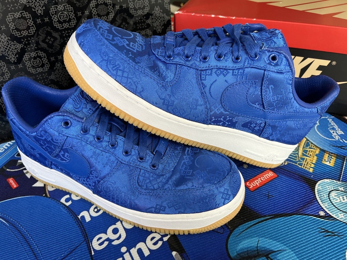 Nike Air Force 1 Low Premium CLOT Blue Silk CJ5290-400 Men