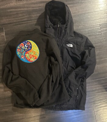 CUSTOM PATCH 1of1 2-in-1 Northface Jacket, Rare, Black